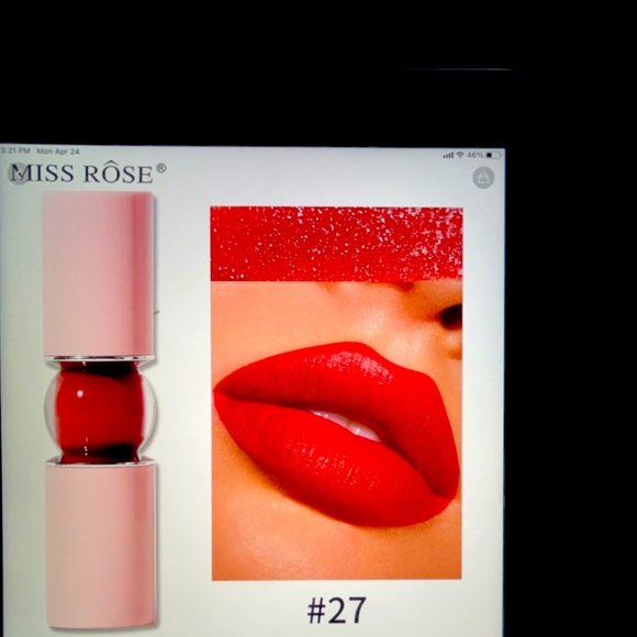 Make-up non -fading non-stick cup Foggy Matte Lip Glaze #27 - Picture 2 of 4